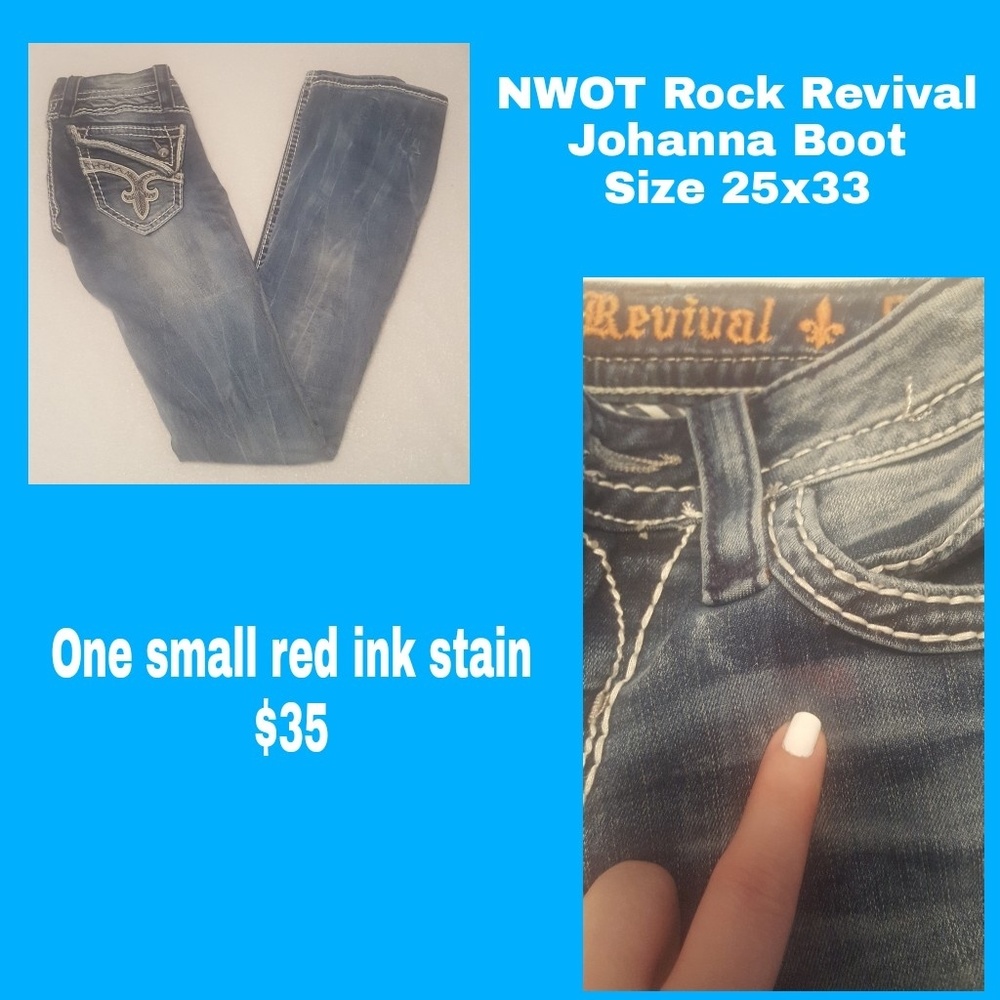 Rock Revival jeans size 25x33